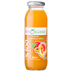 BenOrganic- APPLE APRICOT PEACH 12/250ML